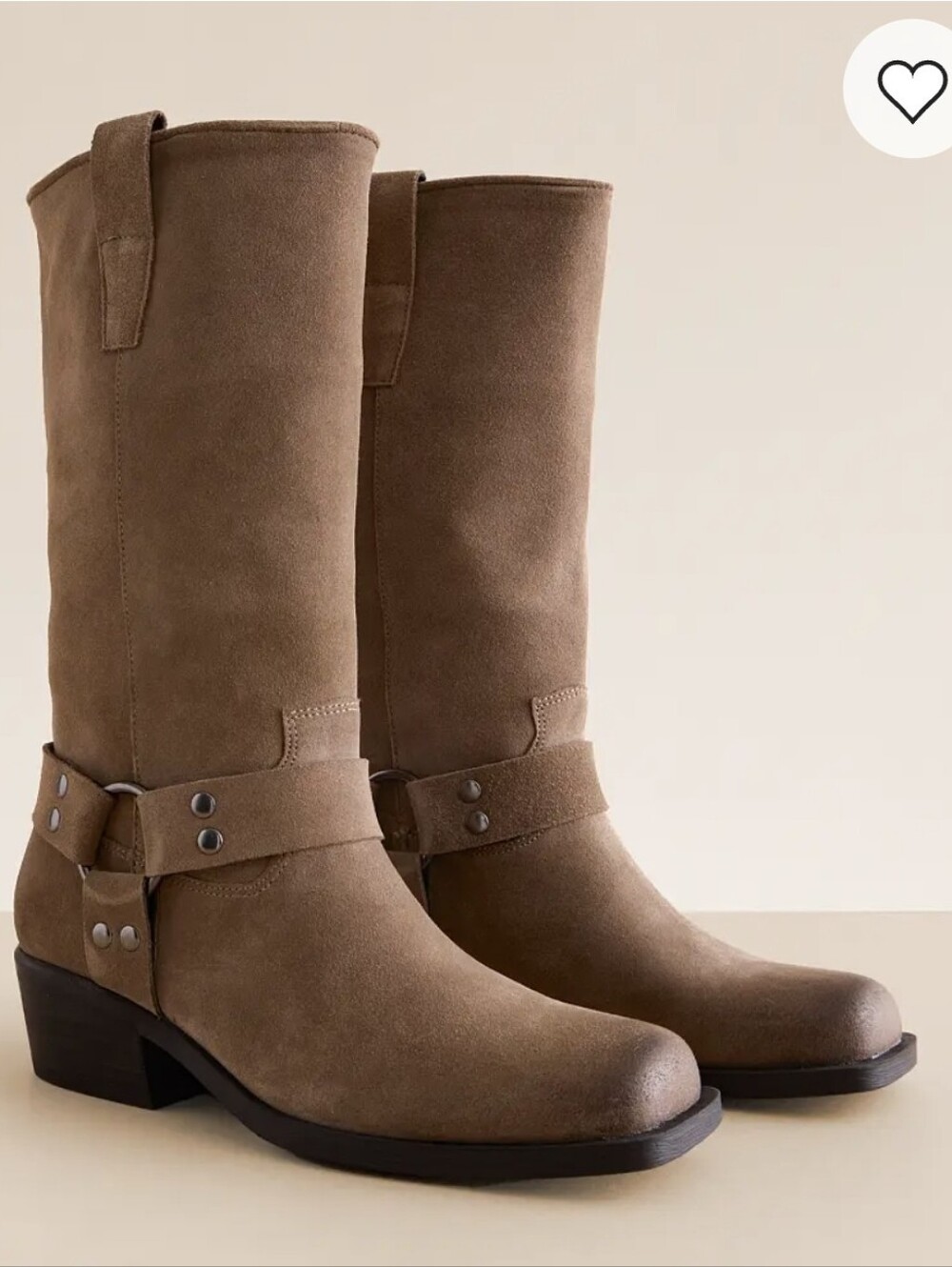 Steve Madden Ruskin Suide Leather Brown Boots Size 8.5M
